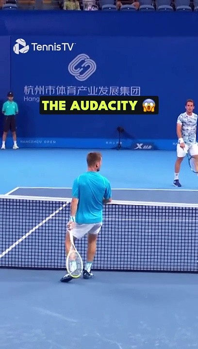 The Incredible Move By Tennis Player Corentin Moutet Totally Insolent